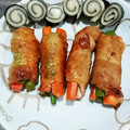 ぱんぽん's cooksnap of when they made いんげんと人参の肉巻き.