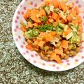 ふたごゆき's cooksnap of when they made 簡単☆大根の葉と人参の納豆あえ♪.