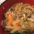 2みーちゃん's cooksnap of when they made 野菜たっぷり肉うどん.