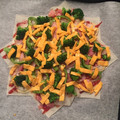 うにの実's cooksnap of when they made 春巻きの皮で♪巻かない揚げない明太子ピザ.