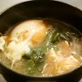 スタイリッシュママ's cooksnap of when they made 簡単♡ ポーチドエッグお味噌汁.