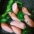 ふぁんたにゃん's cooksnap of when they made 菜花とウィンナー炒め.