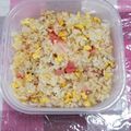 ちゃみ坊's cooksnap of when they made アバウトで美味い！ぱぱっとカニカマ炒飯.