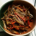 salty☆'s cooksnap of when they made さつま揚げのきんぴらごぼう.