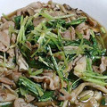ひやごん's cooksnap of when they made 豚肉と小松菜と舞茸のオイスター炒め.