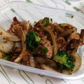 たった。's cooksnap of when they made 豚こまの和風粒マスタード炒め.
