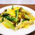 アイリッシュショコラ's cooksnap of when they made 小松菜と卵のオイスターソース炒め.