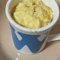 flowerwall's cooksnap of when they made 5分で♪おからマグカップチーズケーキ.