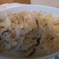 ☆めぐめぐ♪☆'s cooksnap of when they made キャベツと水菜と春雨のニンニクレモン炒め.
