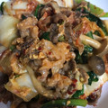 大阪のちゃーちゃん's cooksnap of when they made 牛肉とキムチとふんわりたまご.