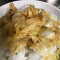 ももかば's cooksnap of when they made ランチに♪ひき肉とキャベツの味噌コチュ丼.