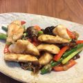 ※koko※'s cooksnap of when they made 鶏肉とにんにくの芽の黒酢あんかけ.