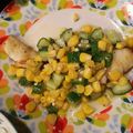 まれぃ's cooksnap of when they made 鱈・白身魚のムニエル☆塩レモン野菜ソース.