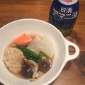 yuu____'s cooksnap of when they made 鶏大根鍋.