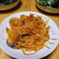みちゃ0214's cooksnap of when they made 古漬けで！韓国春雨のツナキムチ炒め.