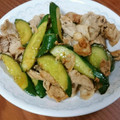 かおpon's cooksnap of when they made 豚肉ときゅうり炒め.