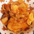 ボニタロー's cooksnap of when they made 簡単♪鶏むね肉と玉ねぎの生姜ケチャップ煮.
