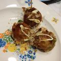 Ms_BURNS's cooksnap of when they made 海外組必見！ケーキポップ器で作るたこ焼き.
