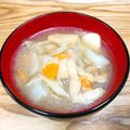 ゆき５'s cooksnap of when they made かぶのこぶおろし☆具沢山けんちん汁.
