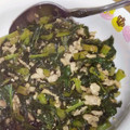 おれんじ☆みかん's cooksnap of when they made 大根の葉と豚ひき肉の炒めもの.