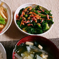 七色の歌's cooksnap of when they made ほうれん草と桜えびの納豆和え.