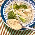 ふたごゆき's cooksnap of when they made もやしとブロッコリー、ササミの中華スープ.