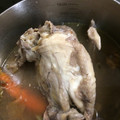 紗重桂's cooksnap of when they made 簡単なのに本格的♪サムゲタン。.