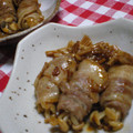 katsupi's cooksnap of when they made 長ネギからこんにちは♪エノキの豚バラ巻き.