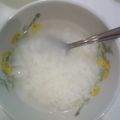クック105KEH☆'s cooksnap of when they made レンジとごはんであっというま　おかゆ.