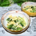 mielle's cooksnap of when they made 小松菜・玉子･シラスの和え物.