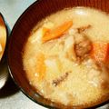 ミカ★ヅキ's cooksnap of when they made 体温まる＊豚こま団子の絶品豚汁.