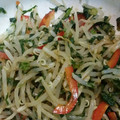 かの吉's cooksnap of when they made 簡単! セロリともやしのナムル.