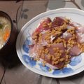 よちりん's cooksnap of when they made お刺身の柚子胡椒＆納豆和え.