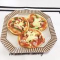S72☆'s cooksnap of when they made 餃子の皮アレンジ！フライパンで簡単ピザ♬.