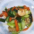 クック7C92CT☆'s cooksnap of when they made チンゲン菜・エビ・豚肉のシャンタン炒め.