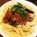 maminum's cooksnap of when they made 豚肉とナスのトマトソースパスタ.