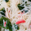 ニムークパパ's cooksnap of when they made 簡単！わかめとカニカマのマヨ春雨サラダ.