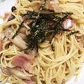 クックETQYQW☆'s cooksnap of when they made 麺つゆで簡単美味しい和風パスタ.