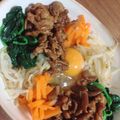 ゆきまさ丸's cooksnap of when they made ナムルと豚バラのビビンバ丼.