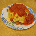 ＊海華＊'s cooksnap of when they made トロたまオムライス★簡単デミグラ風ソース.