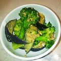 nobunobu51's cooksnap of when they made 茄子とブロッコリーの中華和え.