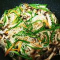 茉呂mAro's cooksnap of when they made しめじと白滝のきんぴら炒め.