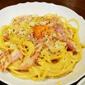 タルタルチキン南蛮's cooksnap of when they made 君の恋は黄味が濃い♡濃厚カルボナーラ.
