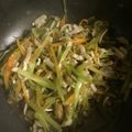maberusunu's cooksnap of when they made 茎レタスのきんぴら.