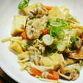 もんちゃ◎'s cooksnap of when they made 豚コマと厚揚げの人参ミゾレの肉味噌生姜炒.