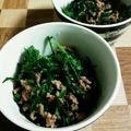 ゆこPIN's cooksnap of when they made にんじん葉のさっと炒め.