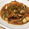 さくさくことこと's cooksnap of when they made むね肉のソテー☆おいしい甘酢あんかけ.