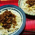 エルとキク's cooksnap of when they made もやしのカレー肉みそのっけ.
