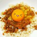 RIKOTORA's cooksnap of when they made 甘辛そぼろ乗せ♡卵かけご飯♪ASTKG♪.