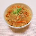 まあまま☆0403's cooksnap of when they made 玉ねぎと豚ひき肉の中華丼.